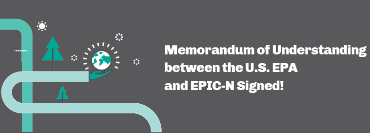 Memorandum of Understanding between the U.S. Environmental Protection Agency and EPIC-N Signed!